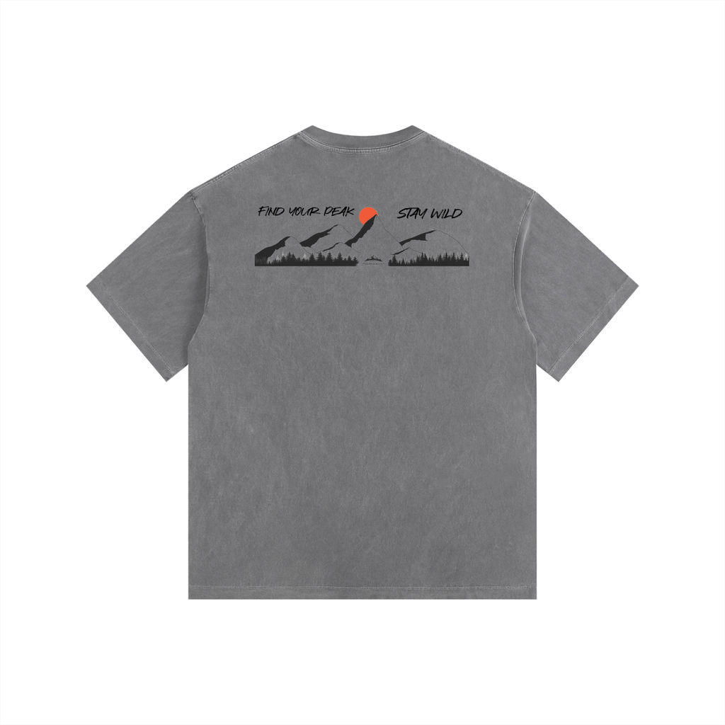 Vintage Washed Oversized Cotton T-Shirt