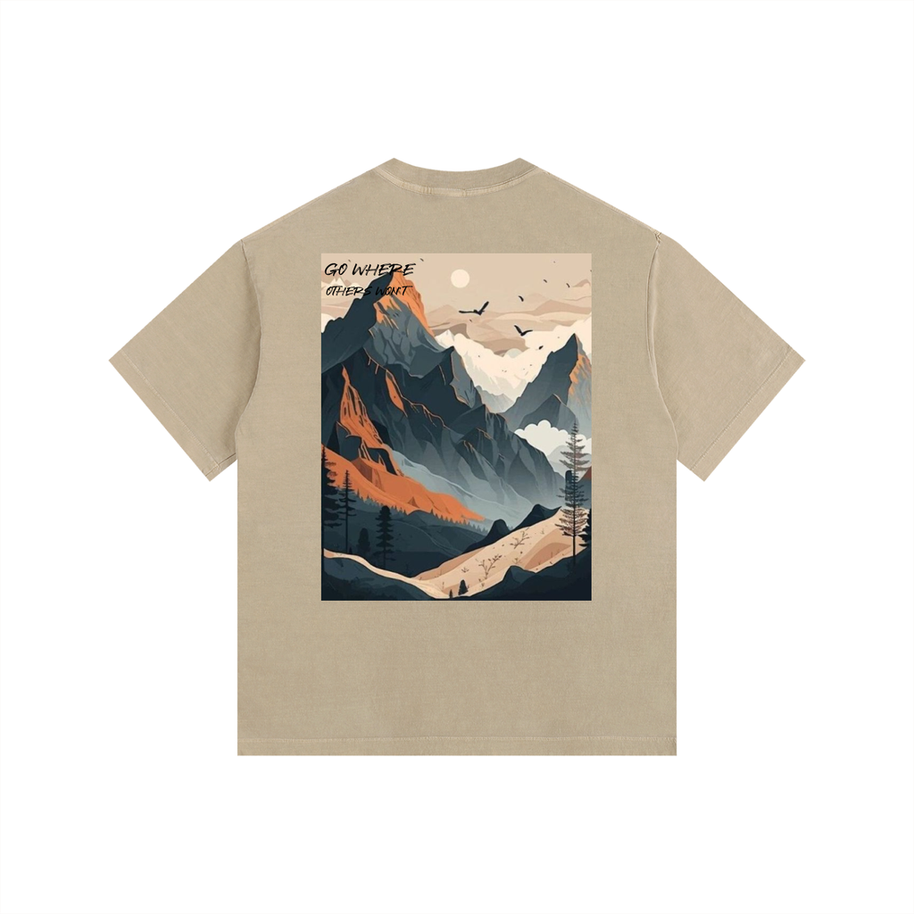 Vintage Washed Oversized Cotton T-Shirt