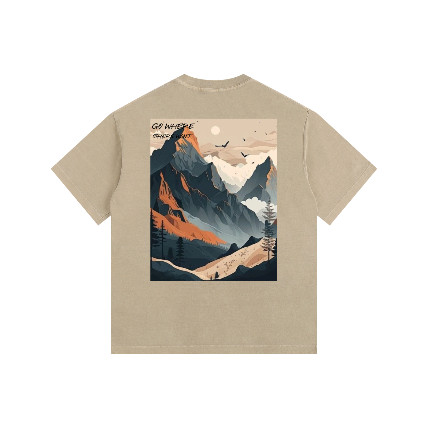 Vintage Washed Oversized Cotton T-Shirt