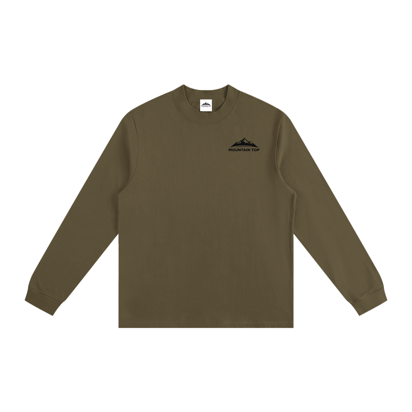 Essential Non-Shrink Mock Neck Sweatshirt