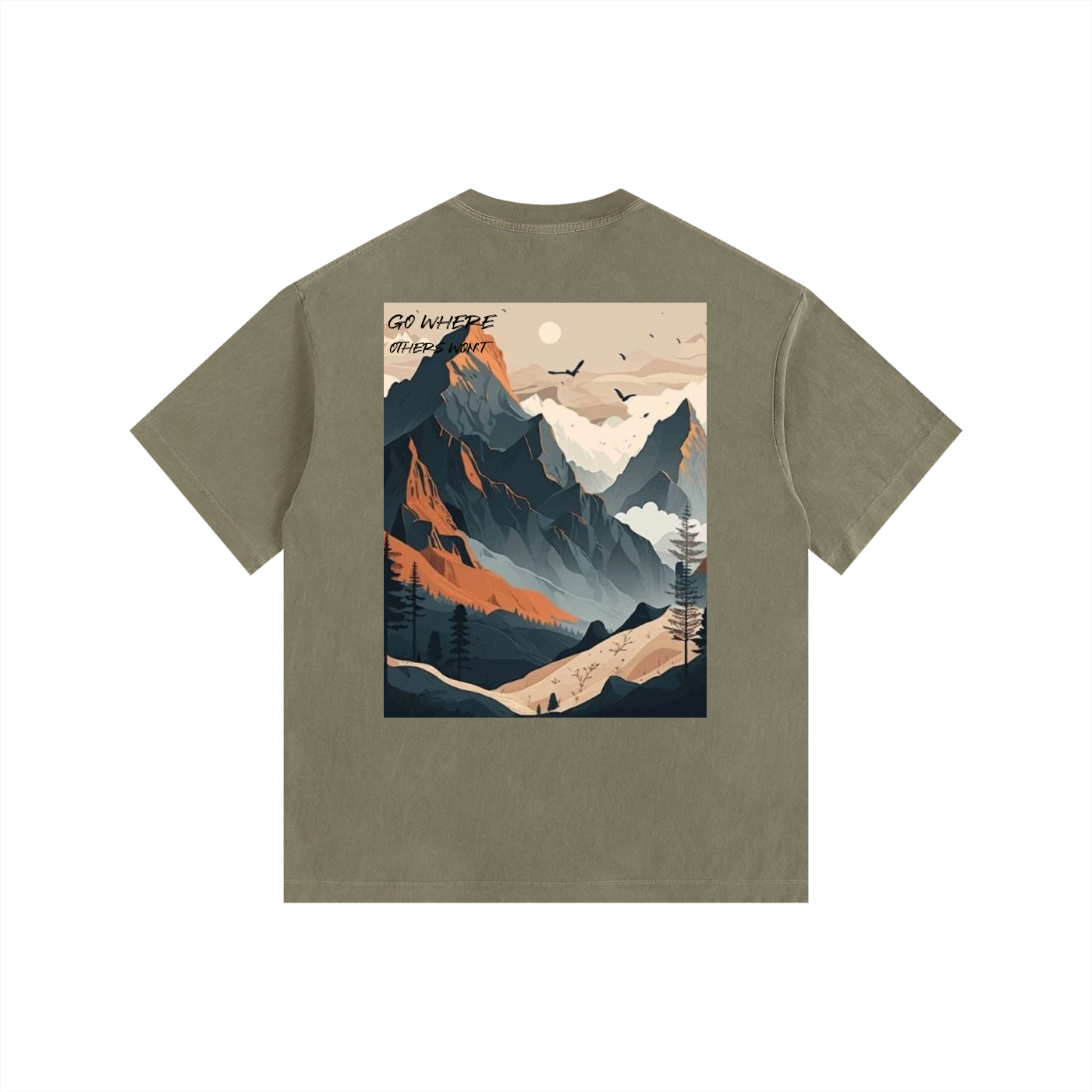 Vintage Washed Oversized Cotton T-Shirt