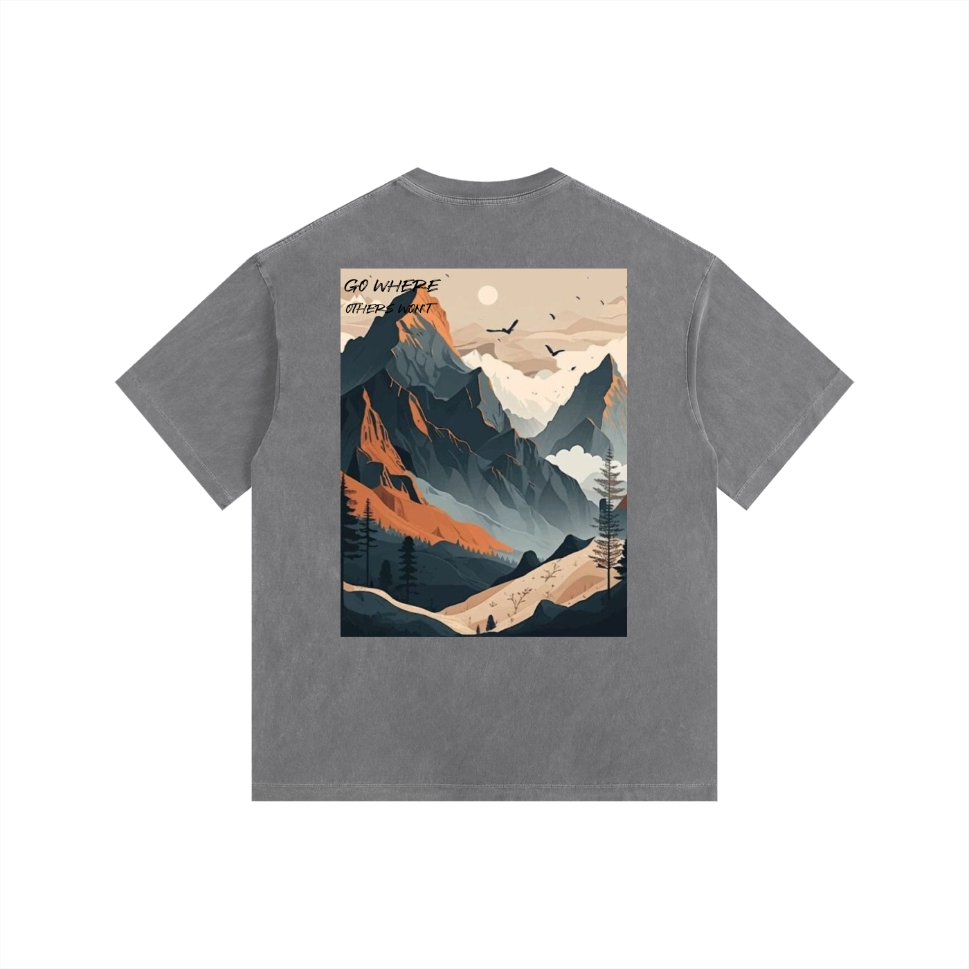 Vintage Washed Oversized Cotton T-Shirt