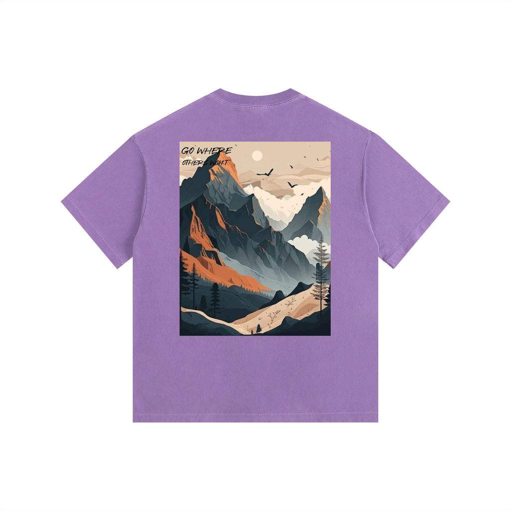 Vintage Washed Oversized Cotton T-Shirt