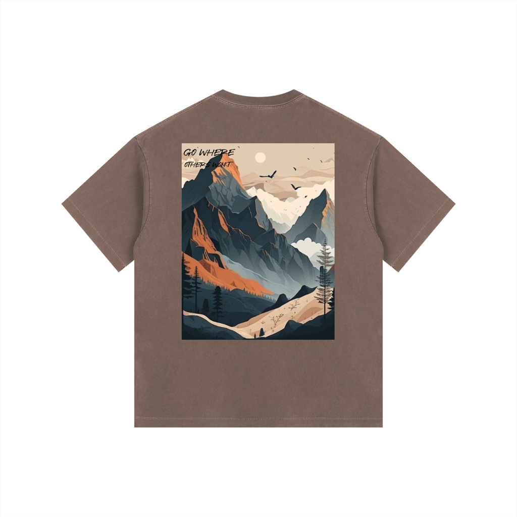 Vintage Washed Oversized Cotton T-Shirt
